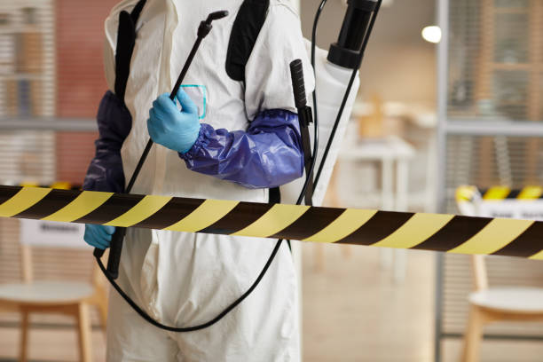 Professional Biohazard Cleanup technician working in Concord, NC